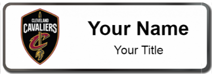 Custom name badges for Cleveland Cavaliers