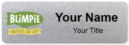 Custom name badges for Blimpie