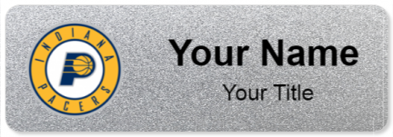 Custom name badges for Indiana Pacers