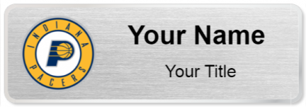 Custom name badges for Indiana Pacers
