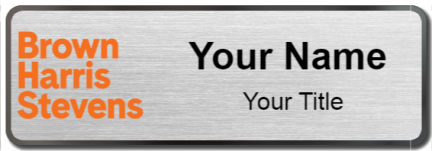 Custom name badges for Brown Harris Stevens