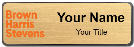 Custom name badges for Brown Harris Stevens