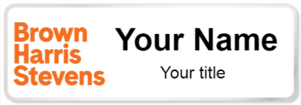 Custom name badges for Brown Harris Stevens