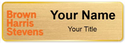 Custom name badges for Brown Harris Stevens