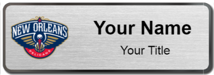 Custom name badges for New Orleans Pelicans