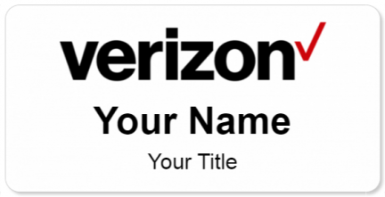 Custom name badges for Verizon