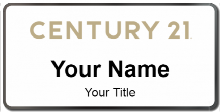 Custom name badges for Century21