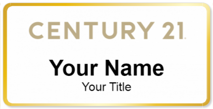 Custom name badges for Century21