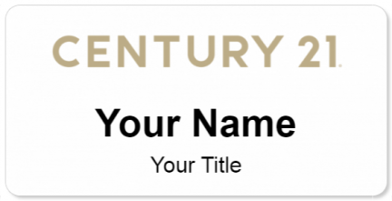 Custom name badges for Century21