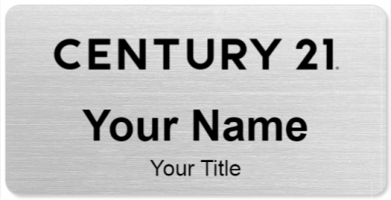 Custom name badges for Century 21