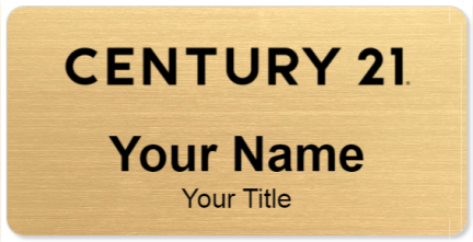 Custom name badges for Century 21