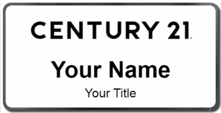 Custom name badges for Century 21