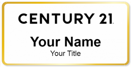 Custom name badges for Century 21