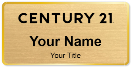 Custom name badges for Century 21