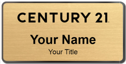 Custom name badges for Century 21
