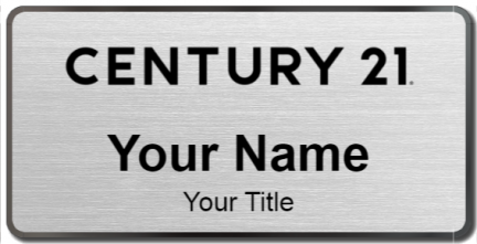 Custom name badges for Century 21