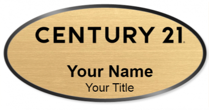 Custom name badges for Century 21