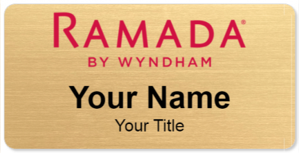 Custom name badges for Ramada