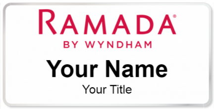 Custom name badges for Ramada