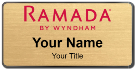 Custom name badges for Ramada