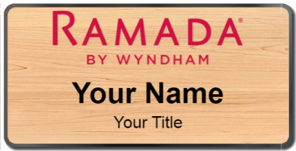 Custom name badges for Ramada