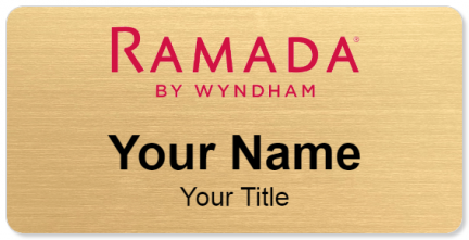 Custom name badges for Ramada By Wyndham