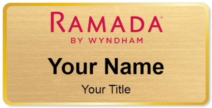 Custom name badges for Ramada By Wyndham