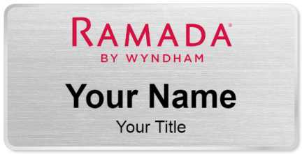 Custom name badges for Ramada By Wyndham
