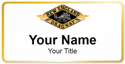 Custom name badges for New England Dragway