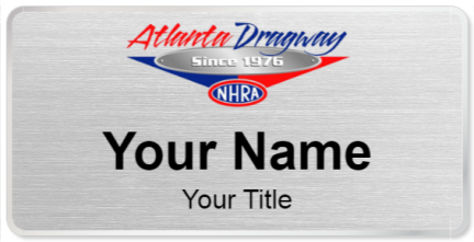 Custom name badges for Atlanta Dragway