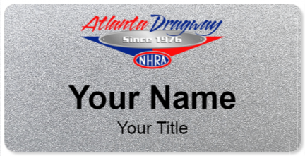 Custom name badges for Atlanta Dragway