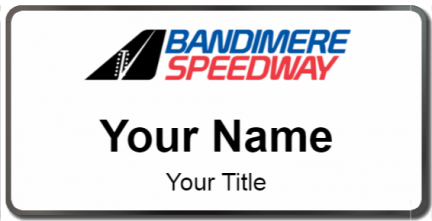 Custom name badges for Bandimere Speedway