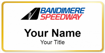 Custom name badges for Bandimere Speedway