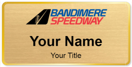 Custom name badges for Bandimere Speedway