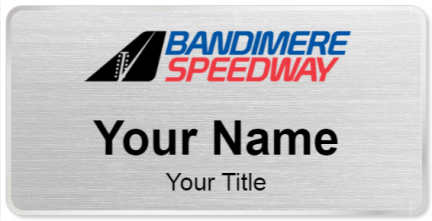 Custom name badges for Bandimere Speedway