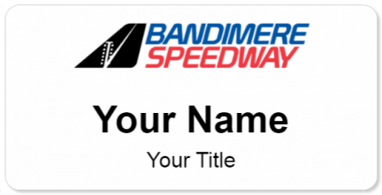 Custom name badges for Bandimere Speedway