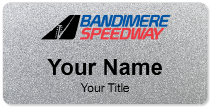 Custom name badges for Bandimere Speedway