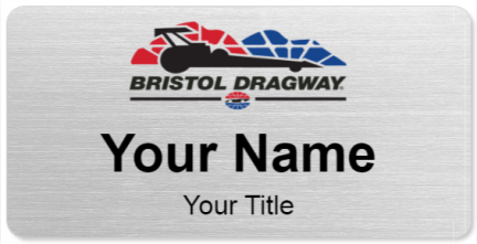 Custom name badges for Bristol Dragway