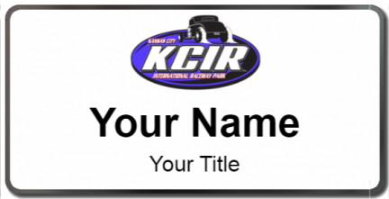 Custom name badges for Kansas City International Raceway