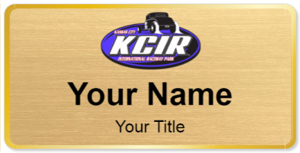 Custom name badges for Kansas City International Raceway