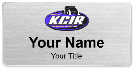Custom name badges for Kansas City International Raceway