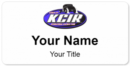 Custom name badges for Kansas City International Raceway