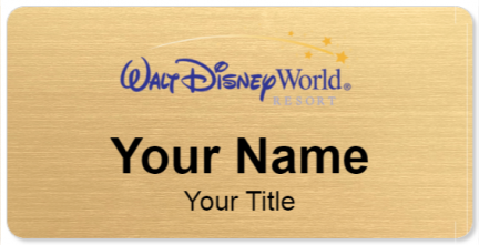 Custom name badges for Walt Disney World Resort