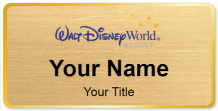 Custom name badges for Walt Disney World Resort