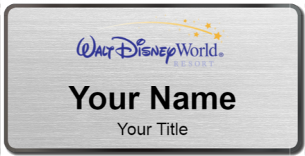 Custom name badges for Walt Disney World Resort