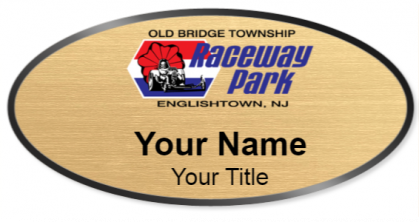Custom name badges for Old Bridge Township Raceway Park