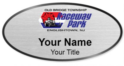 Custom name badges for Old Bridge Township Raceway Park