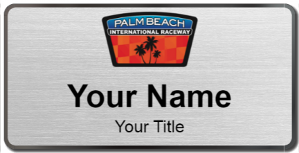 Custom name badges for Palm Beach International Raceway