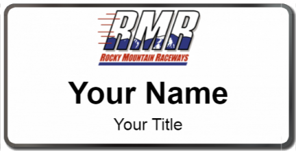 Custom name badges for Rocky Mountain Raceways