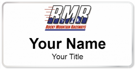 Custom name badges for Rocky Mountain Raceways